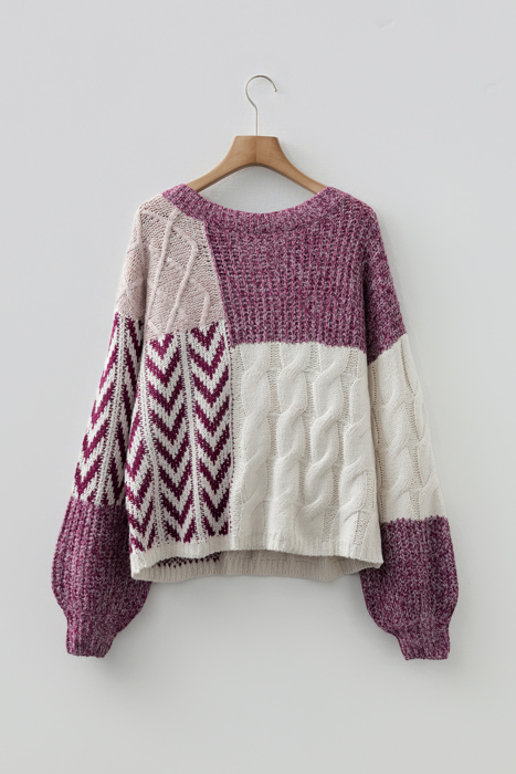 Elliott Back Loose Fit Sweater