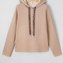  Elodie Textured Drawstring Baggy Hoodie