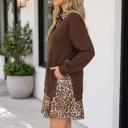  Elorra Collar Long Sleeve Dress