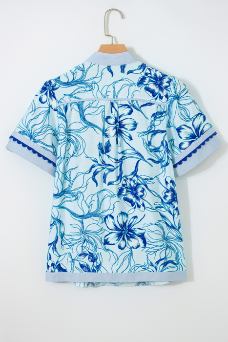 Elowen Short Sleeve Floral Blouse