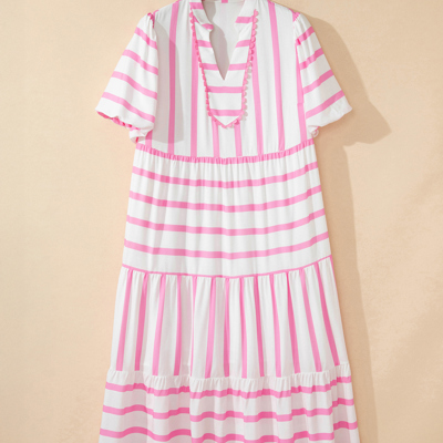 Elowen Sleeve Tiered Maxi PLUS Dress