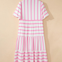  Elowen Sleeve Tiered Maxi PLUS Dress