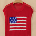  Emely Graphic Short Sleeve Sweater