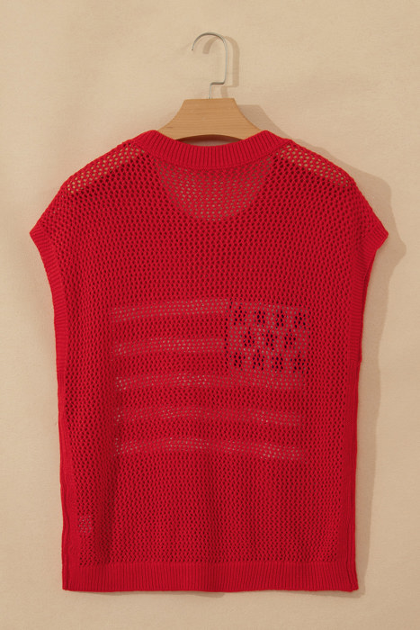 Emely Graphic Short Sleeve Sweater
