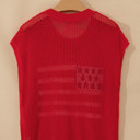  Emely Graphic Short Sleeve Sweater