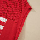  Emely Graphic Short Sleeve Sweater