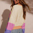  Emerie Drop Shoulder Cropped Sweatshirt