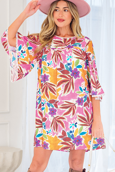 Emersyn Sleeve Swing Mini Dress