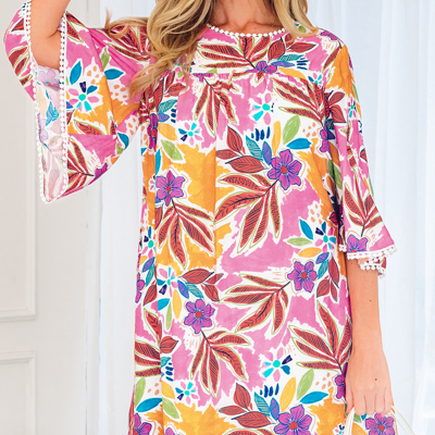 Emersyn Sleeve Swing Mini Dress