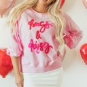  Emery Embroidered Raglan Sleeve Sweatshirt