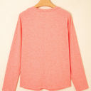  Rachel Floral Patchwork V Neck Long Sleeve Top