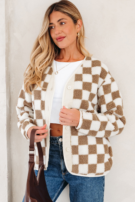 Emery Sherpa Front Chunky Jacket