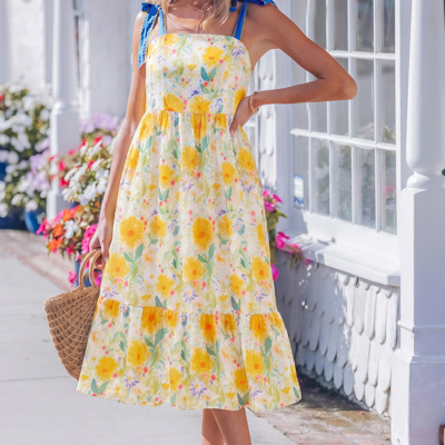 Emilia Straps High Waist Dress