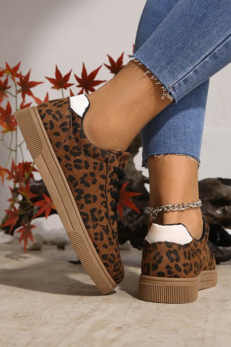 Emiliana Tab Patchwork Laceup Shoes