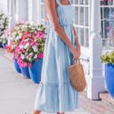  Emily Waist Sleeveless Maxi Dress
