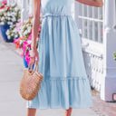 Emily Waist Sleeveless Maxi Dress