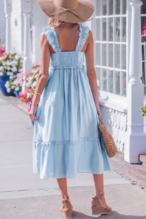 Emily Waist Sleeveless Maxi Dress