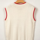  Emmeline Plaid Crawfish Knit Sweater