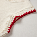  Emmeline Plaid Crawfish Knit Sweater