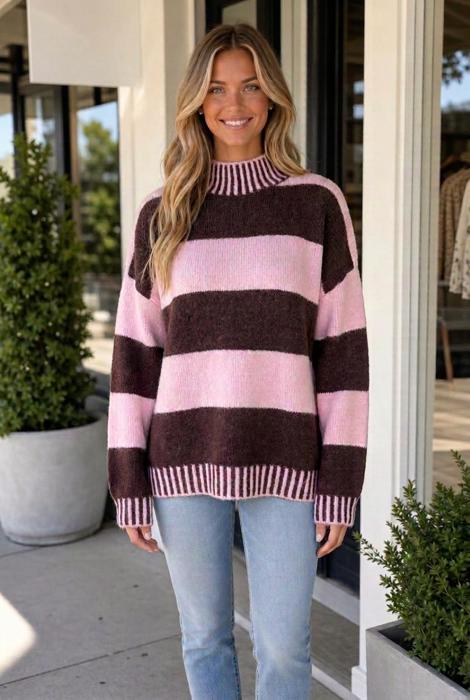 Emmie Shoulder Relaxed Pullover Sweater