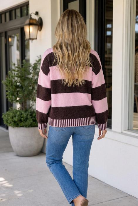 Emmie Shoulder Relaxed Pullover Sweater