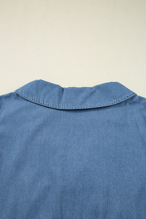 Emmy Sleeve Tied Peplum Top