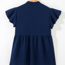 Erin Embroidered Detail Babydoll Blouse