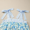  Estelle Knot Straps Mini Dress
