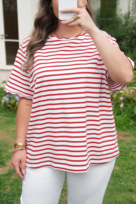 Esther Trim Short Sleeve PLUS Top