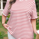  Esther Trim Short Sleeve PLUS Top