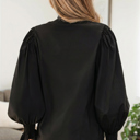  Estrella Flounce Sleeve Trim Blouse
