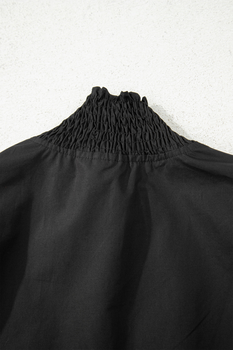 Estrella Flounce Sleeve Trim Blouse