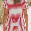  Estrella Scallop Trim Casual Top Set