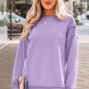  Eva Drop Shoulder Baggy Pullover