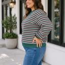  Eva Long Sleeve Shift PLUS Sweatshirt