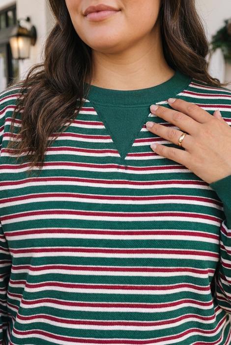 Eva Long Sleeve Shift PLUS Sweatshirt