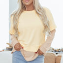  Evajira Two Piece Patchwork Sweatshirt