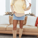  Evajira Two Piece Patchwork Sweatshirt