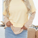  Evajira Two Piece Patchwork Sweatshirt