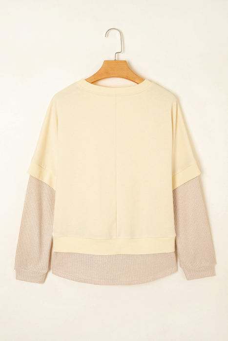 Evajira Two Piece Patchwork Sweatshirt