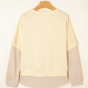 Evajira Two Piece Patchwork Sweatshirt