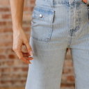  Eve Hem Wide Leg Jeans