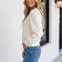  Evelena Puff Sleeve Pullover
