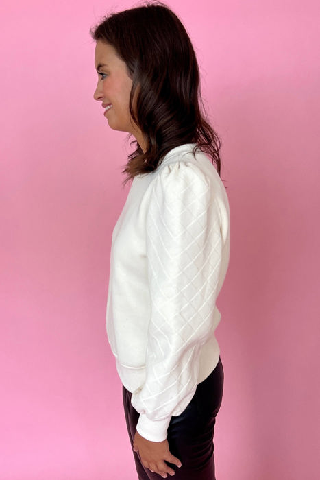 Evelena Puff Sleeve Pullover