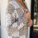  Evelina Print Open Cardigan