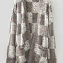  Evelina Print Open Cardigan
