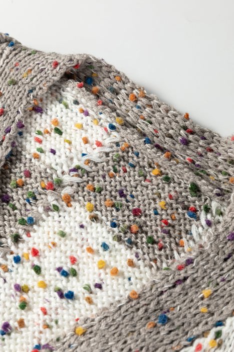 Evelina Print Open Cardigan