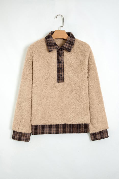 Evelyn Collar Front Fleece Pullover