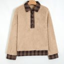  Evelyn Collar Front Fleece Pullover