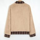  Evelyn Collar Front Fleece Pullover